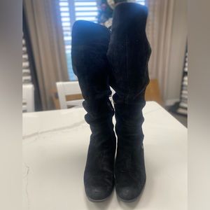 Anne Klein Flex tall stretch black boots